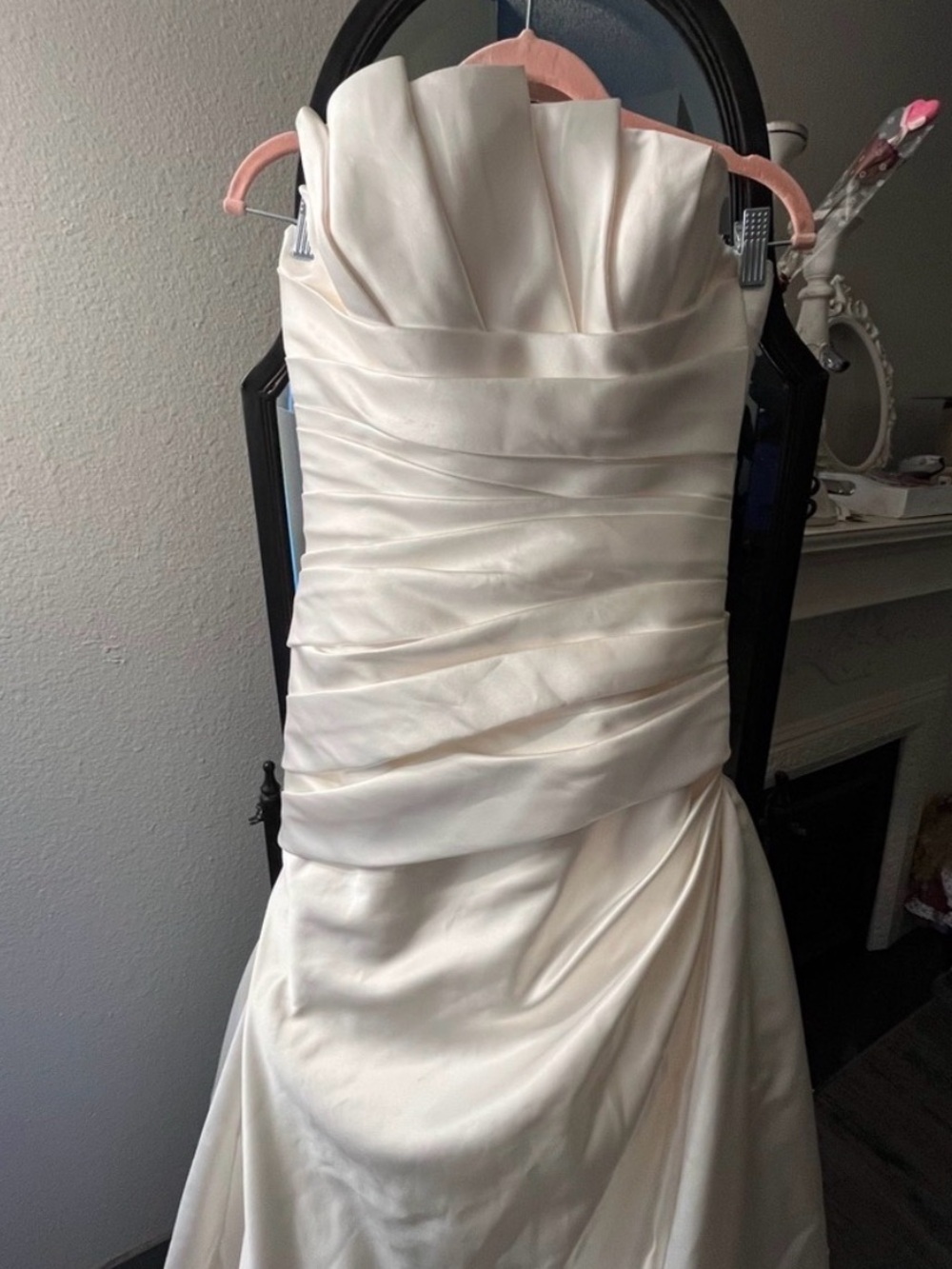 Pronovias Ivory Satin Bridal Gown